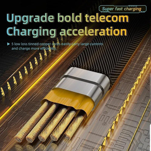 4 in 1 Multi Charging Cable – USB Type C & Lightning Fast Charging Cable with Data Sync for iPhone, Android & Devices