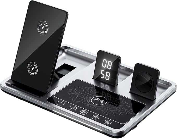 4 in 1 Wireless Smart Charger – Fast Charging Station for iPhone, Apple Watch & AirPods (15W)