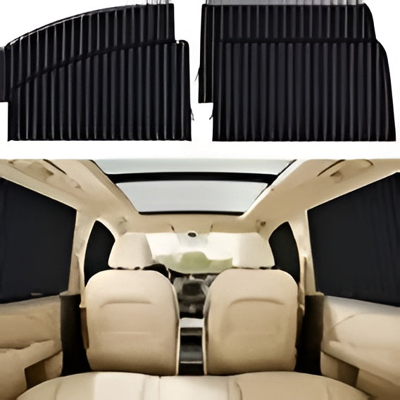 4 pcs Portable car side window shades-UV protective sun shades for car windows