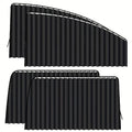 4 pcs Portable car side window shades-UV protective sun shades for car windows
