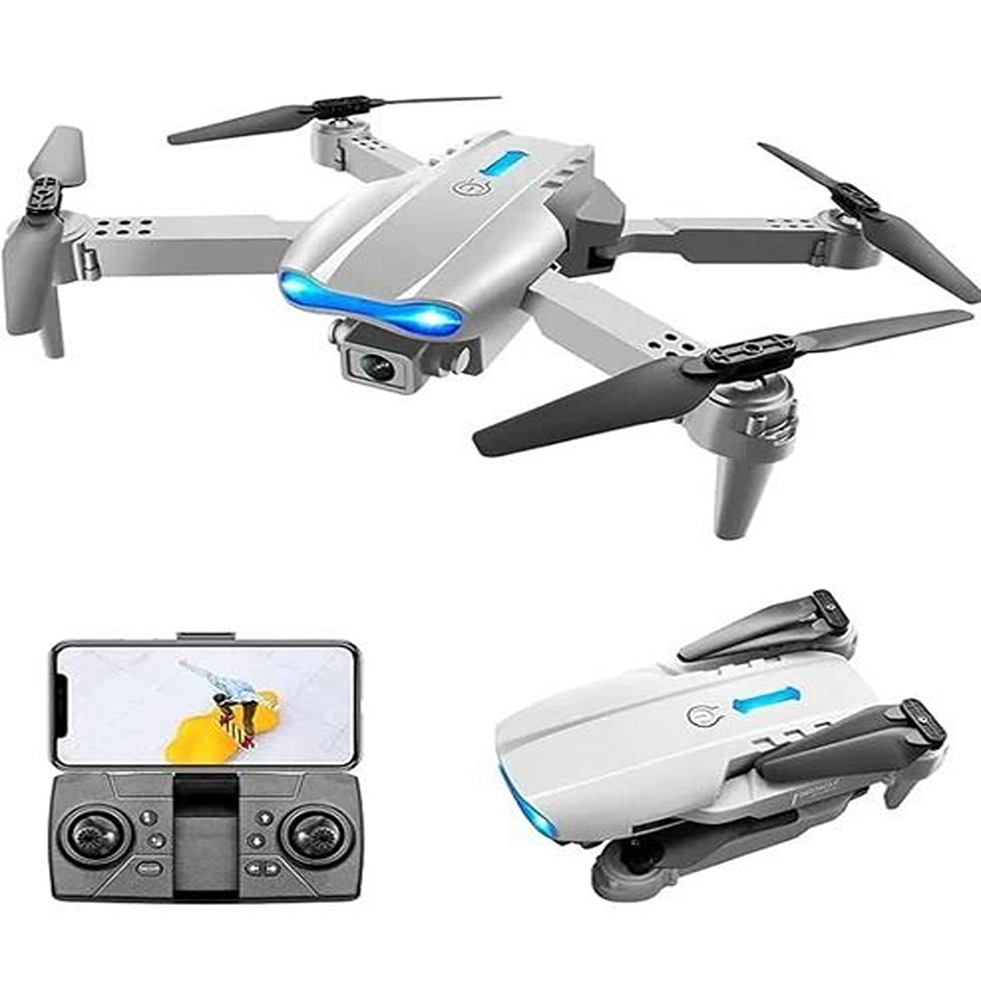 E99 Drone with Camera 720p – Foldable RC Drone with WiFi, Altitude Hold & One Key Takeoff for Beginners