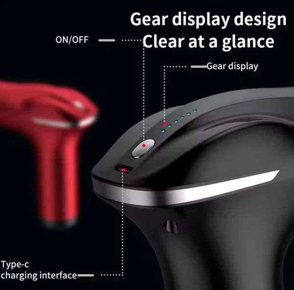 Electric Double Head Muscle Massager – Handheld Deep Tissue Body Massager with USB Rechargeable Battery for Full Body Relaxation
