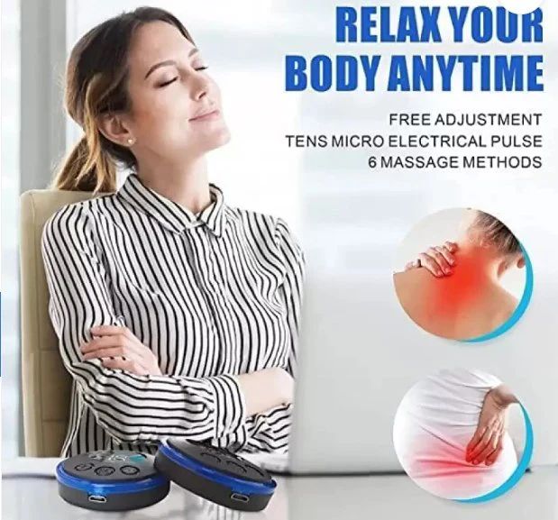 Portable Muscle Relaxation Device - Electric Mini Neck Massager - Adjustable Modes
