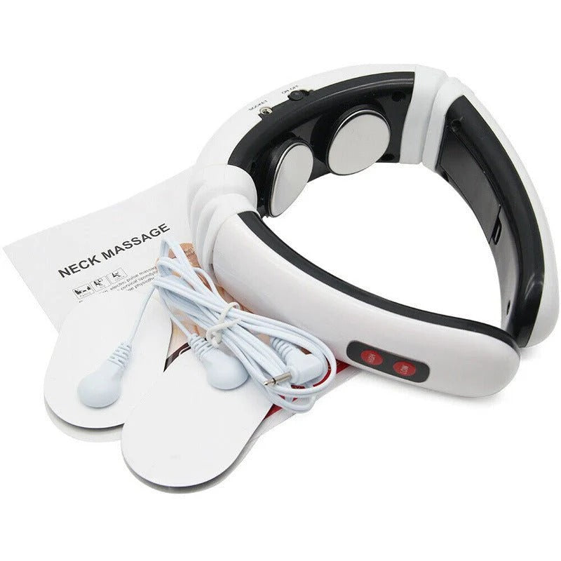 Rechargeable Portable U-shaped Electric Neck Massager with Heating