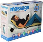 Full Body Massage Mat with Heat – Electric Vibrating Massage Mattress for Neck, Back, Legs Relaxation 9 Motors