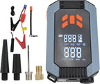 Portable Car Jump Starter with Air Compressor – Battery Booster Power Bank & 150 PSI Tire Inflator