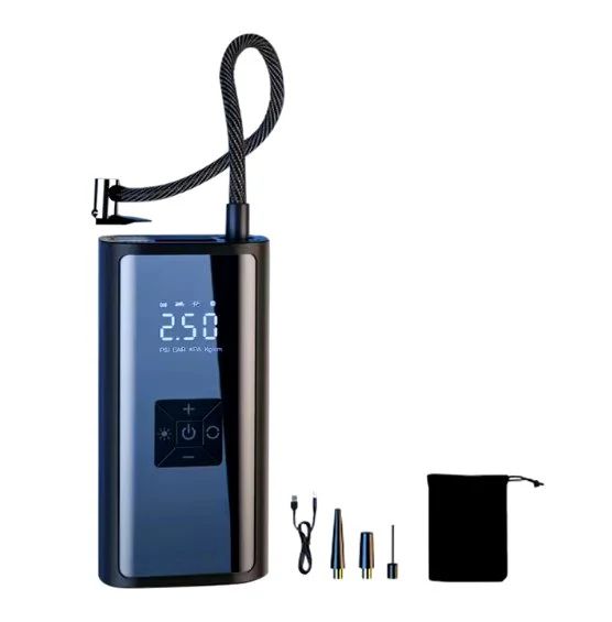 Mobile Car Air Pump - Cordless Tire Inflator for Cars, Bikes and Balls