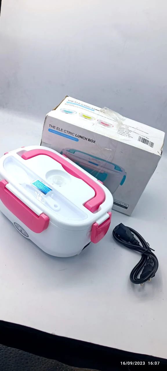 Portable Electric Lunch Box Heater – Food Warmer for Car & Travel (12V/Portable Use)