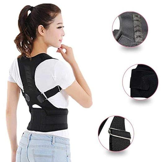 Shoulder Back Support Belt – Adjustable Posture Corrector Brace for Upper Back & Spine Support for Men & Women