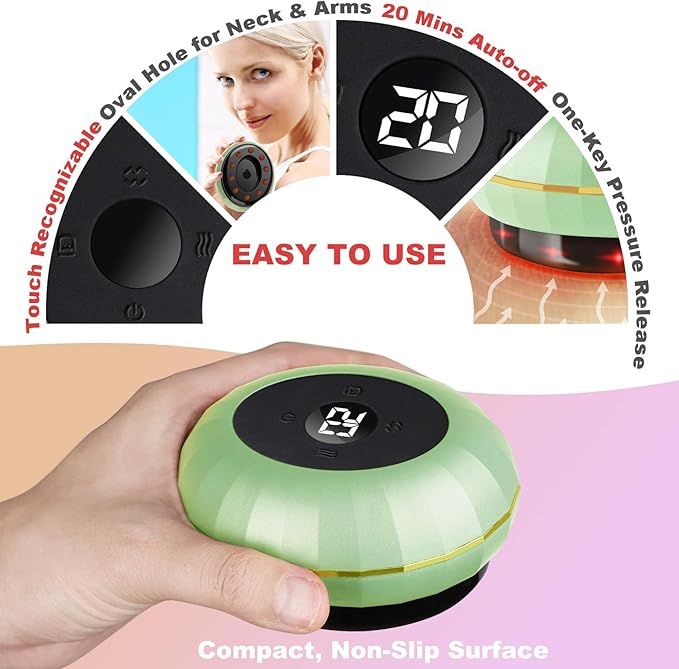 Smart Cupping Massager – Electric Suction Massage Device with Heat & Adjustable Modes