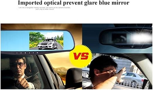 Vehicle Blackbox DVR 1080P – Dual Camera Dash Cam with Touch Screen & Rear View Camera